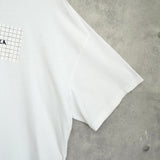 エムエムシックス メゾン マルジェラ ロゴプリント オーバーサイズ Tシャツ ホワイト