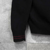 フレッドペリー ロゴ ニット ブラック