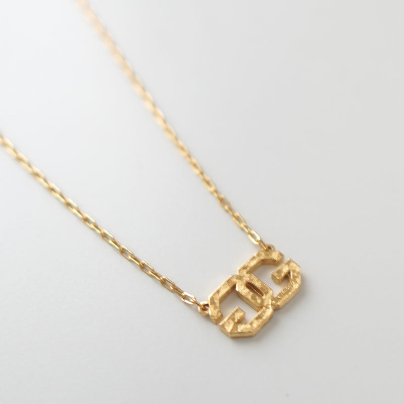 Interlocking G Logo GP Gold Necklace