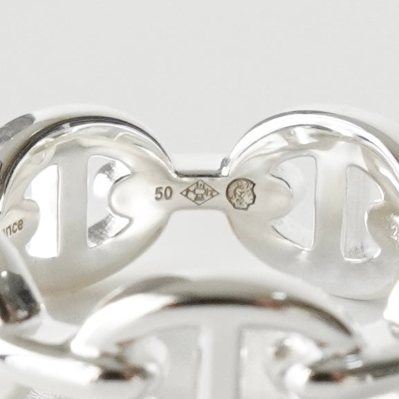 エルメス シェーヌダンクル アンシェネ 2025年製 シルバー925 指輪 リング 50サイズ / 9.5号