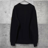 ストーン アイランド ガーメントダイ スウェット ブラック メンズ