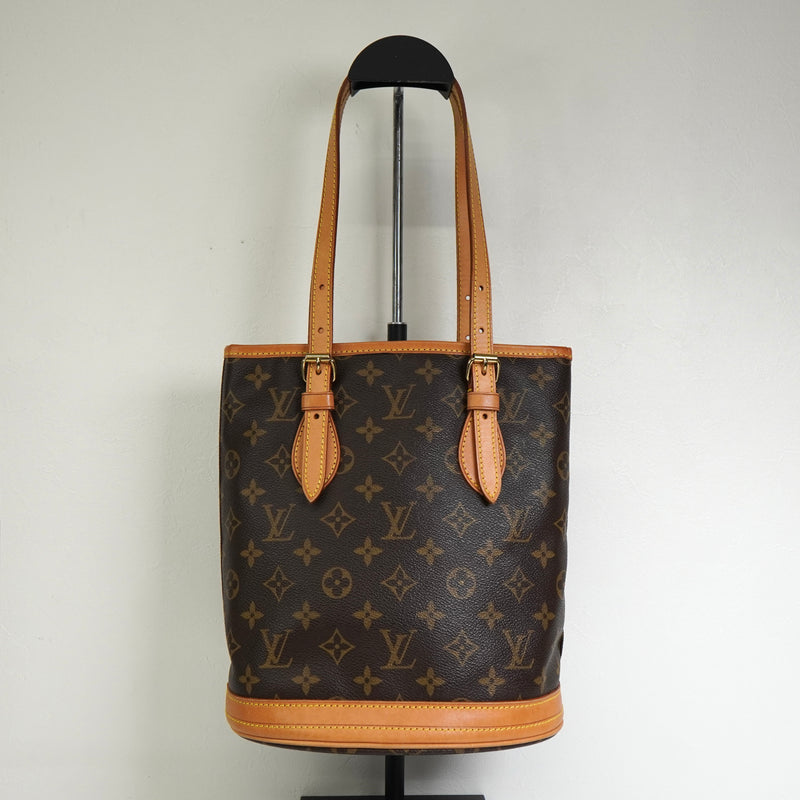 ルイ ヴィトン モノグラム バケットPM ブラウン M42238
