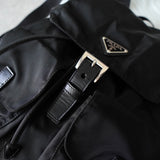 プラダ ポコノ テスート ナイロン / レザー リュックサック ブラック ギャランティカード付き