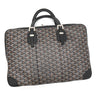ゴヤール アンバサッドMM PVC/レザー ブリーフケース ビジネスバッグ ブラック メンズ
