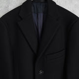 アクネ ストゥディオズ メルトンウール チェスターコート ブラック