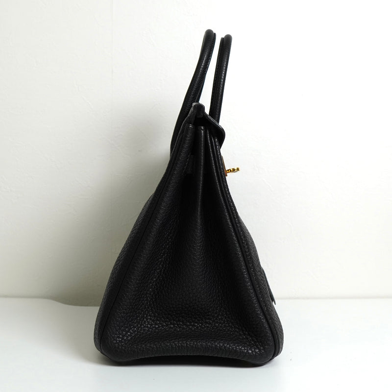 エルメス バーキン25 トゴ ブラック ゴールド金具 □L刻 / 2008年製