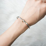 ティファニー フックアンドアイ バングル 925/750 新品磨き済