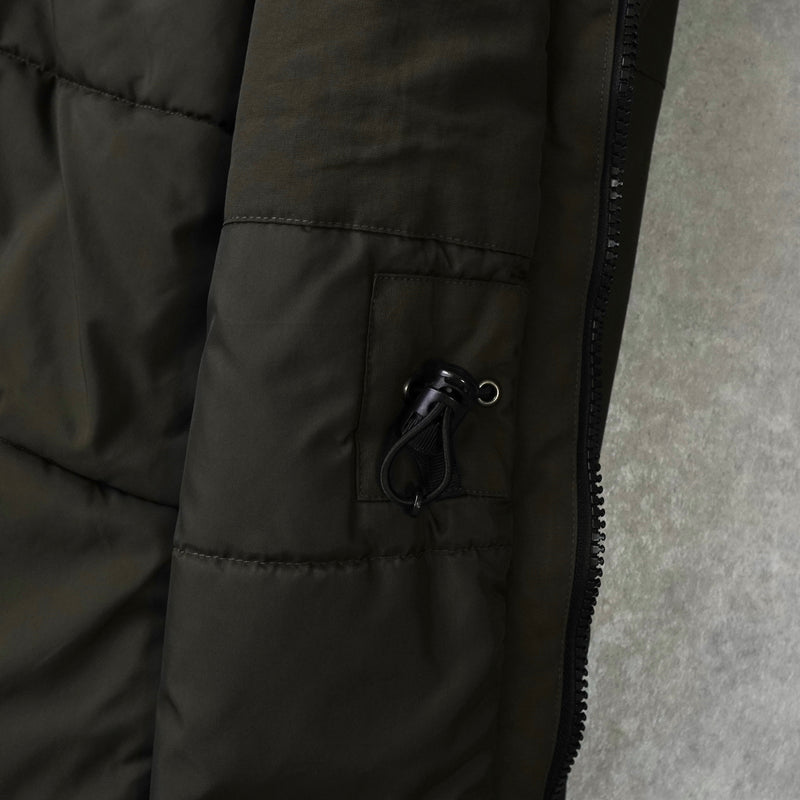 カーハート アンカレッジ パーカー ロゴ 中綿ジャケット マウンテンパーカー カーキ