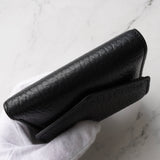 メゾン マルジェラ 4ステッチ 四つタグ レザー 三つ折り財布 コンパクトウォレット ブラック