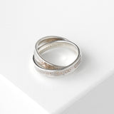 ティファニー 1837 ナロー ダブル シルバー925 指輪 リング 10.5号