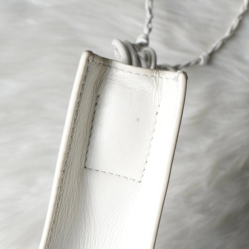 ジルサンダー タングル スモール レザー ショルダーバッグ ホワイト