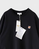 メゾン キツネ フォックスヘッド Tシャツ ブラック L メンズ レディース タグ付き未使用品