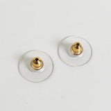 シャネル カメリア フェイクパール フープ ピアス ホワイト / シルバー レディース 箱付き