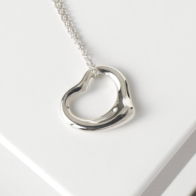 ティファニー オープンハート ネックレス シルバー925