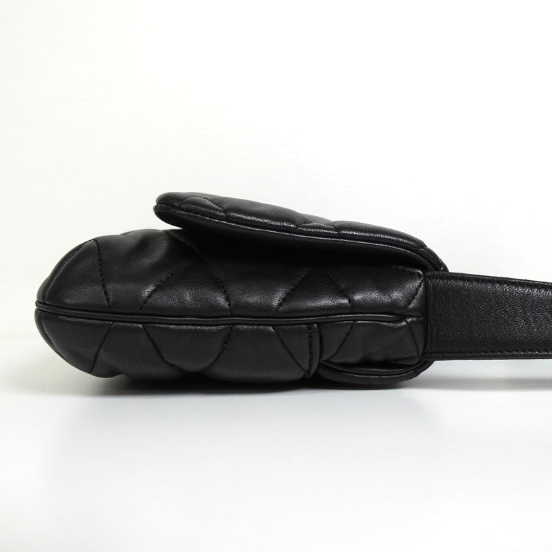 サンローラン ル・57 レザー ワンショルダーバッグ ブラック - NEWSED