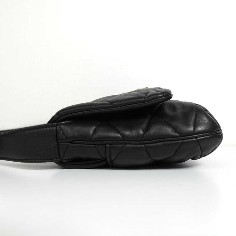 サンローラン ル・57 レザー ワンショルダーバッグ ブラック - NEWSED