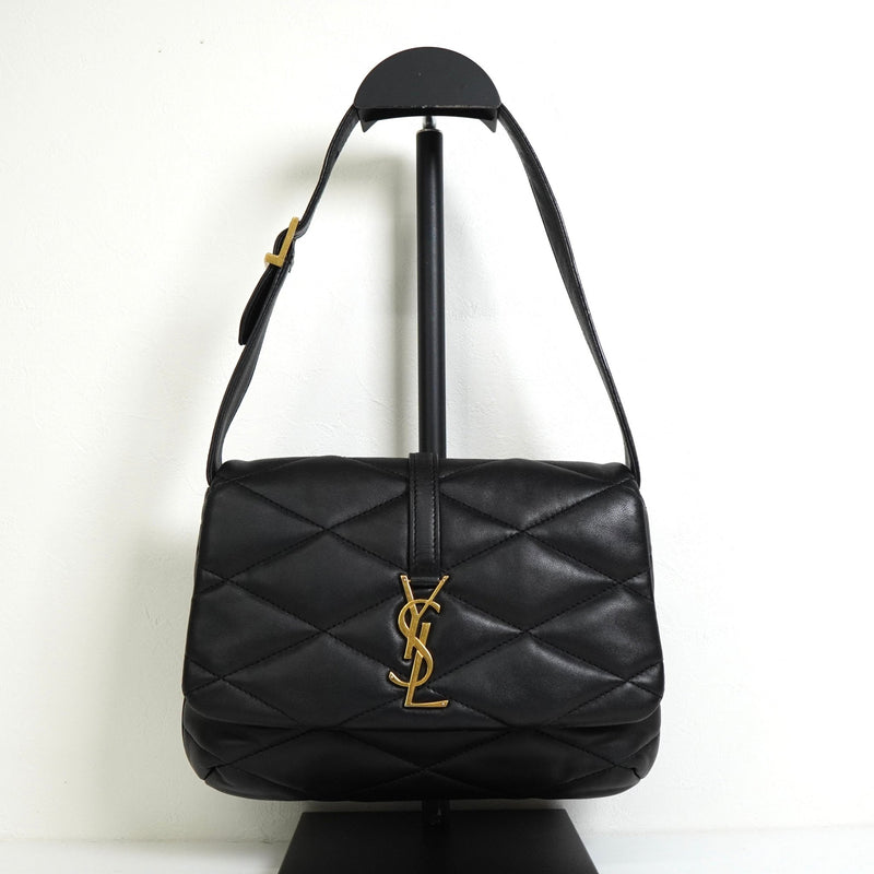 サンローラン ル・57 レザー ワンショルダーバッグ ブラック - NEWSED