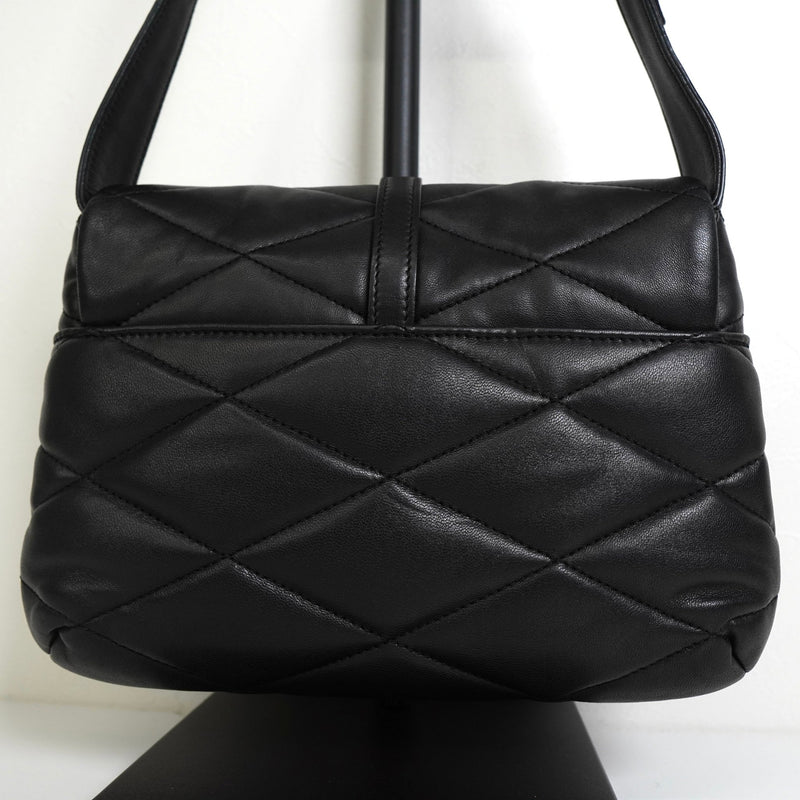 サンローラン ル・57 レザー ワンショルダーバッグ ブラック - NEWSED