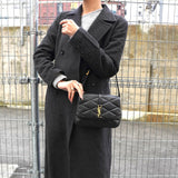 サンローラン ル・57 レザー ワンショルダーバッグ ブラック - NEWSED