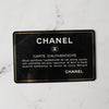 シャネル ココマーク キャビアスキン 二つ折り財布 ブラック 5番台7桁 ギャランティーカード付き