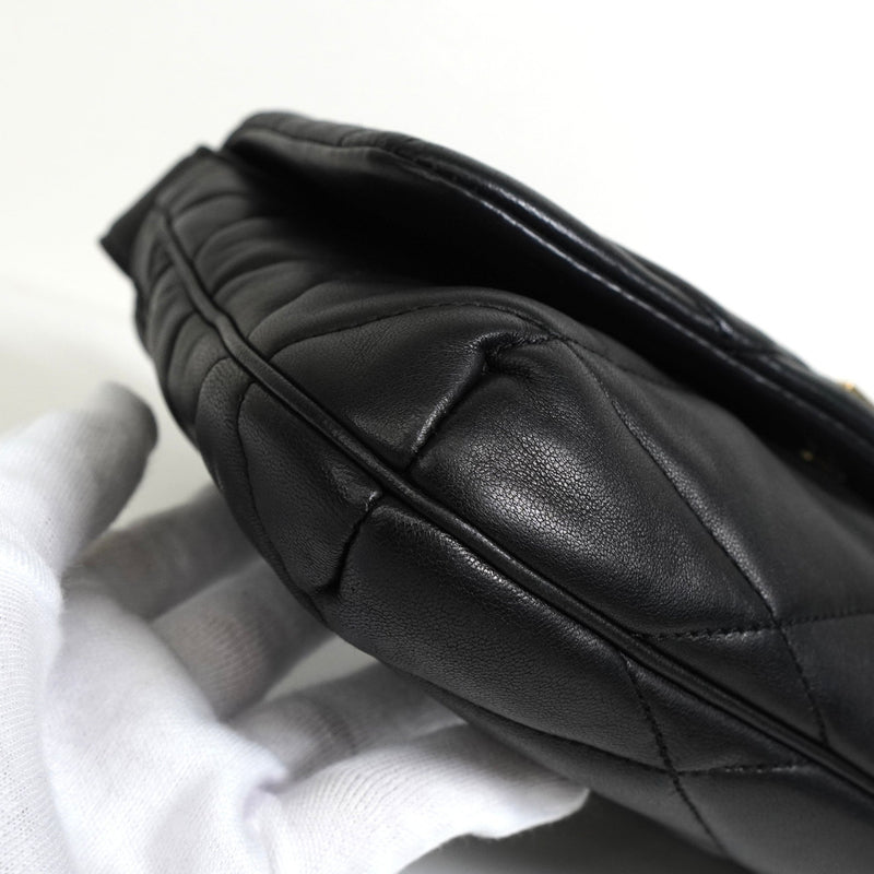 サンローラン ル・57 レザー ワンショルダーバッグ ブラック - NEWSED