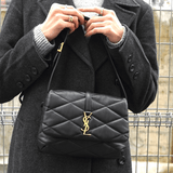 サンローラン ル・57 レザー ワンショルダーバッグ ブラック - NEWSED