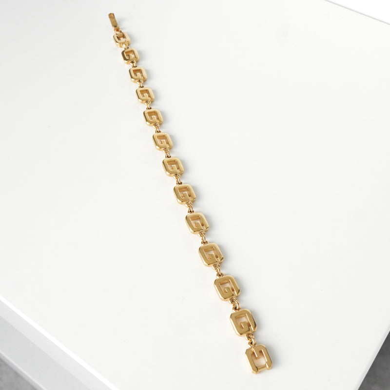 ジバンシィ ヴィンテージ Gロゴ ブレスレット GP ゴールド