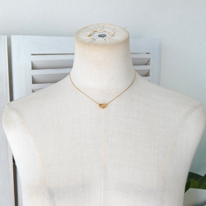 ジバンシィ ヴィンテージ Gロゴ ネックレス GP ゴールド