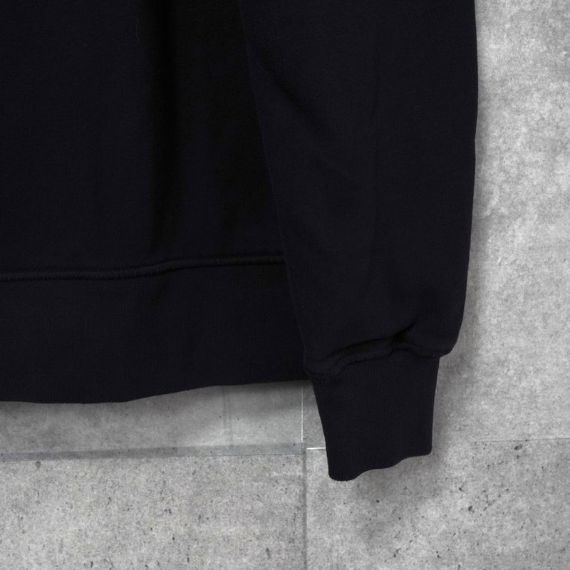 ストーン アイランド ガーメントダイ スウェット ブラック メンズ