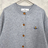 ヴィヴィアン ウエストウッド オーブ カーディガン レディース グレー