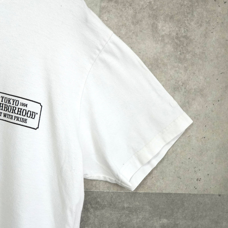 ネイバーフッド プリント Tシャツ ホワイト