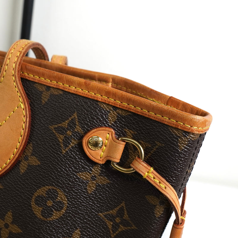 ルイ ヴィトン モノグラム ネヴァーフルPM トートバッグ ブラウン M40155