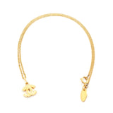 シャネル ココマーク ラインストーン ネックレス GP レディース