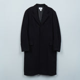 アルマーニ エクスチェンジ チェスターコート ウールコート ブラック