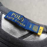 ポロ ラルフローレン ポニーロゴ スウェット グレー