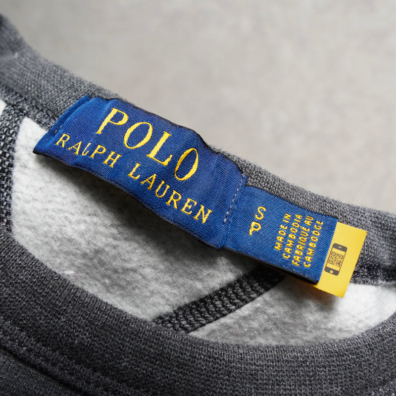 ポロ ラルフローレン ポニーロゴ スウェット グレー