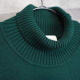 Logo Embroidery Turtleneck Sweater｜Made in Portugal