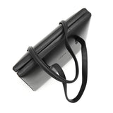 ロエベ ロゴ 自立型 レザー ハンドバッグ ブラック