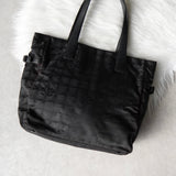 シャネル ニュートラベルライン GM トートバッグ ブラック 7桁6番台