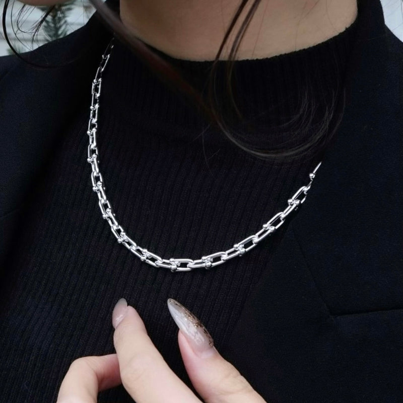 ティファニー ハードウェア スモールリンク ネックレス シルバー925