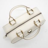 バーバリー レザー ハンドバッグ ホワイト