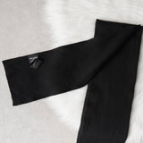 サンローラン ハート ウール マフラー ブラック