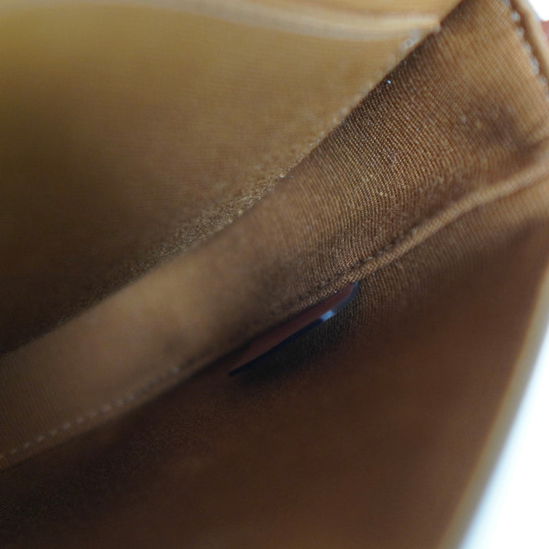 セリーヌ ミニ ブザス トリオンフ PVC / レザー ショルダーバッグ ブラック / ブラウン