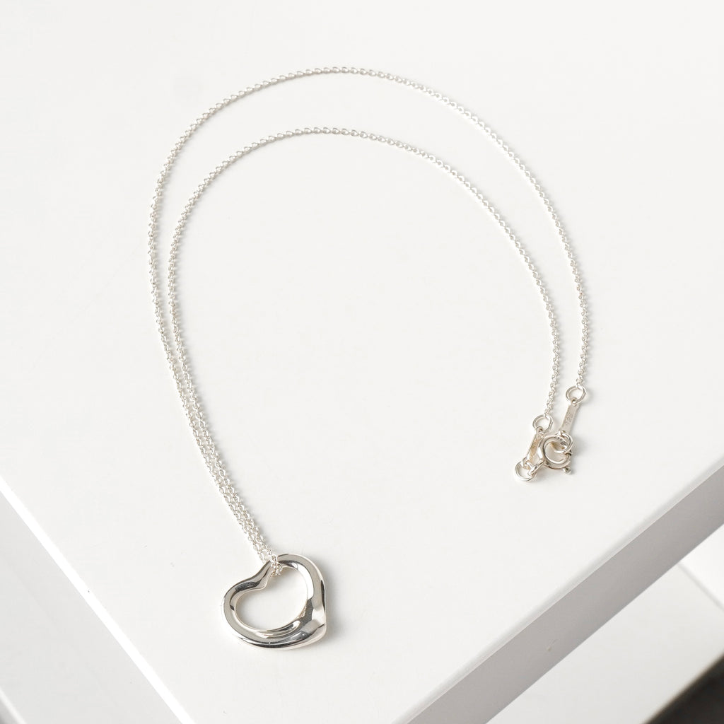 ティファニー オープンハート ネックレス シルバー925