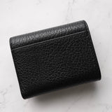 メゾン マルジェラ 4ステッチ 四つタグ レザー 三つ折り財布 コンパクトウォレット ブラック