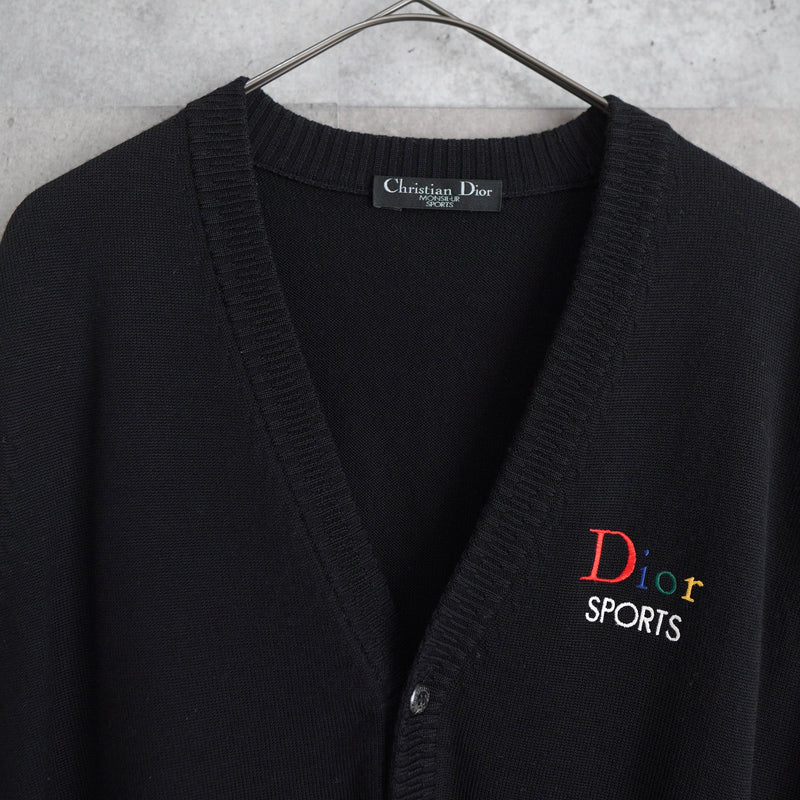1990's Sports Logo Embroidery Knit Sweater