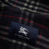 バーバリー ノバチェック裏地 ダッフルコート  ネイビー