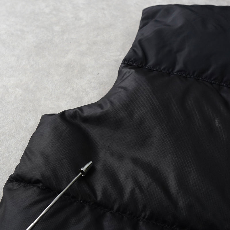 ザ ノースフェイス ヌプシ 700フィル ロゴ ダウンベスト ブラック