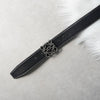 ロエベ アナグラム レザー ベルト ブラック 90/36
