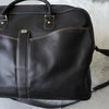 Dunhill Leather 2-Way Boston Bag in Black